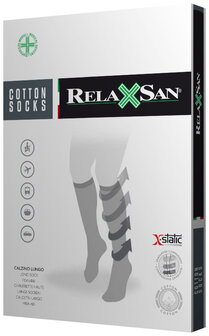 RelaxSan Reiskousen met X-static 140 den 18-22 mmHg